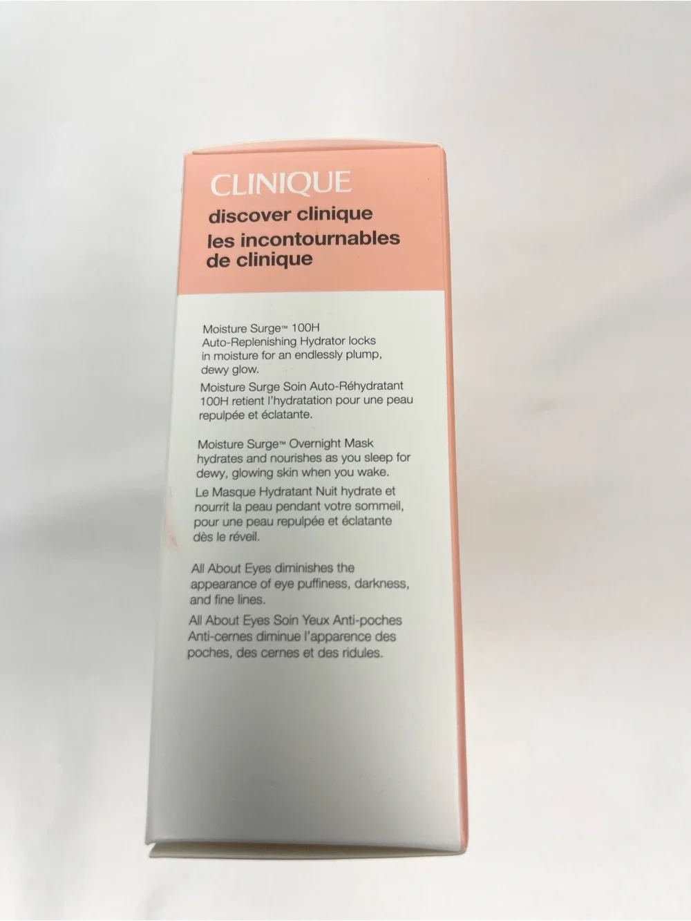 Clinique DISCOVER SET Moisture Surge Travel Size NWT